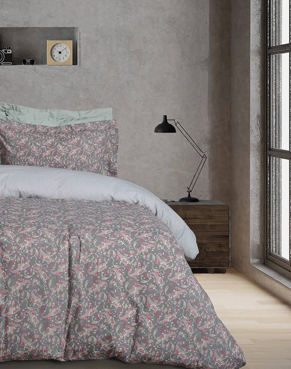 Das 5423 Duvet Cover Set Single Casual (Dimensions: 160 X 240 & 50 X 70 Cm) Home Bedroom Duvet Covers One Color Cotton 406009105423 Duvet Covers