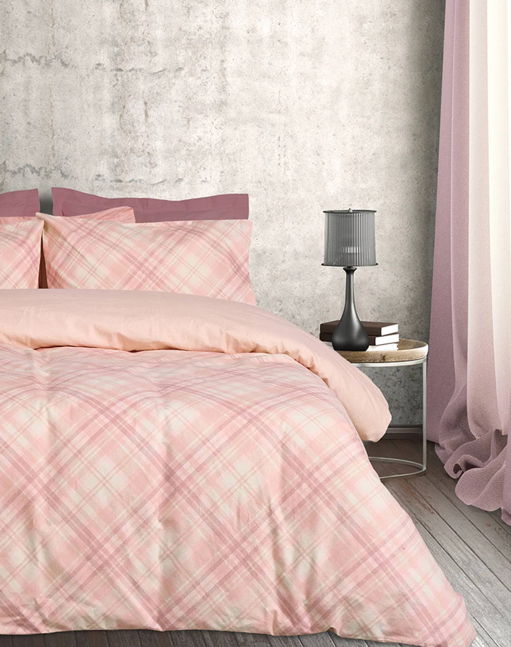 Das 9638 Happy Flannel Single Duvet Cover Set (Dimensions: 160 X 240 & 50 X 70 Cm) Home Bedroom Duvet Covers One Color Cotton 406009109638 Duvet