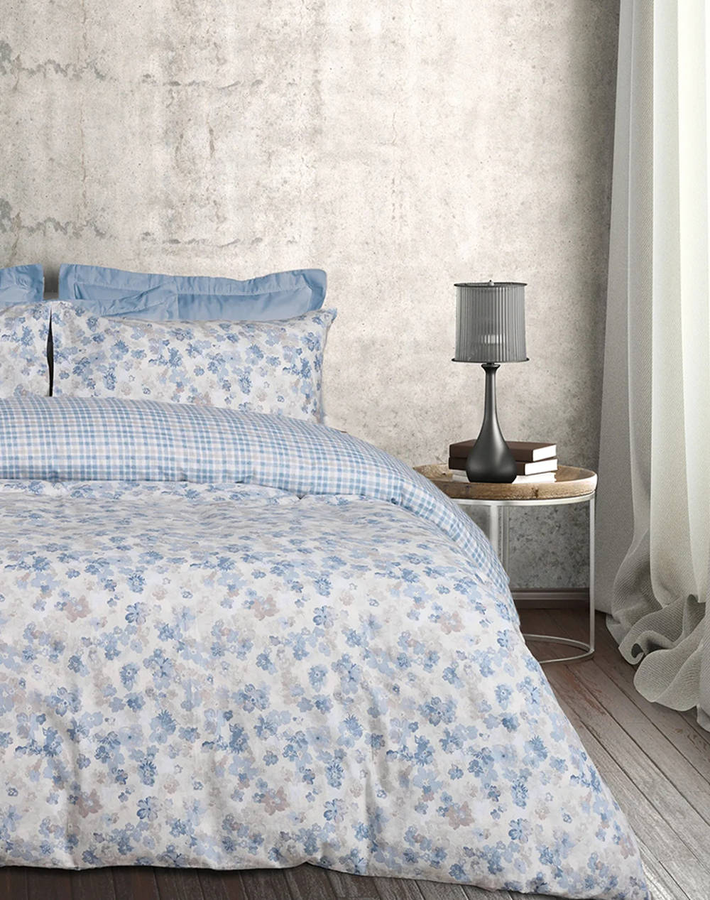 Das 9637 Happy Flannel Single Duvet Cover Set (Dimensions: 160 X 240 & 50 X 70 Cm) Home Bedroom Duvet Covers One Color Cotton 406009109637 Duvet