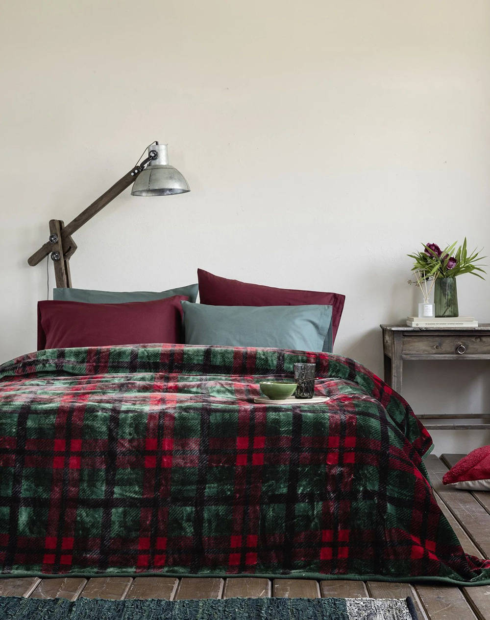 Nima Velvet Blanket King Size 220X240 Oliver Home Bedroom Blankets One Color Synthetic N34003 Blankets