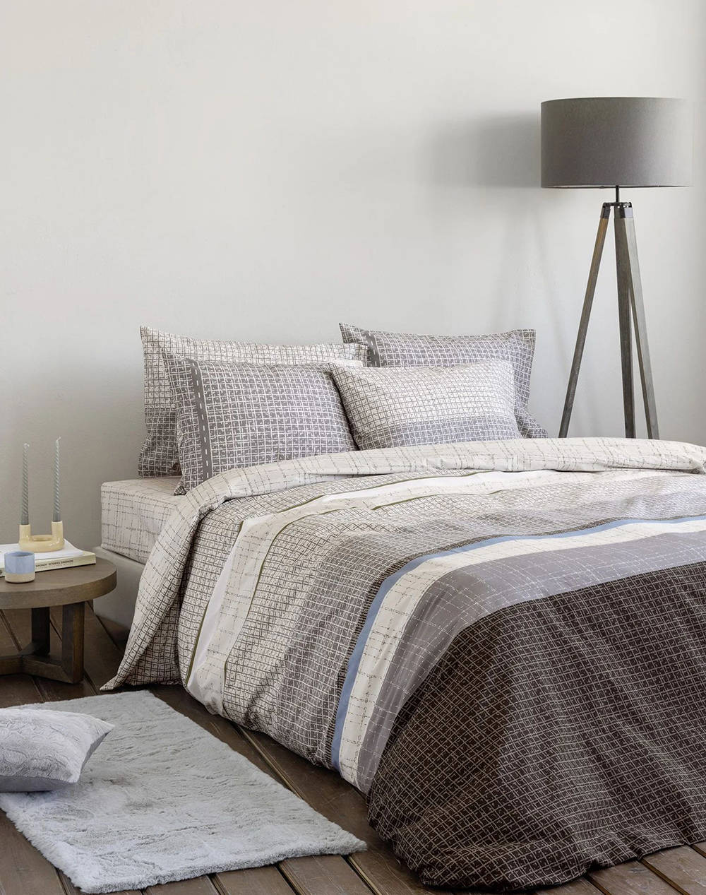 Nima King Size Sheet Set Sharp (Dimensions: 2X 2.40X 2.60 & 2X 52X72) Home Bedroom Sheets One Color Cotton N34254 Sheets