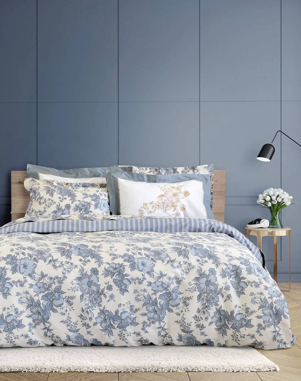 Nima Giant Duvet Cover Set Genteel (Dimensions: 240X260, 2X52X72) Home Bedroom Duvet Covers One Color Cotton N34314 Duvet Covers