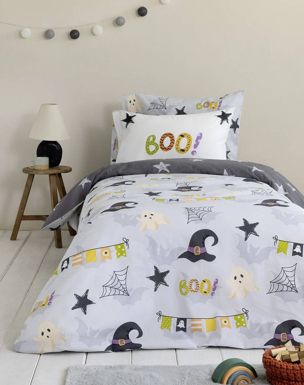 Nima Duvet Cover Set Monastery Boo! (Dimensions: 160X240 & 52X72 Cm.) Home Bedroom Duvet Covers One Color Cotton N34327 Duvet Covers