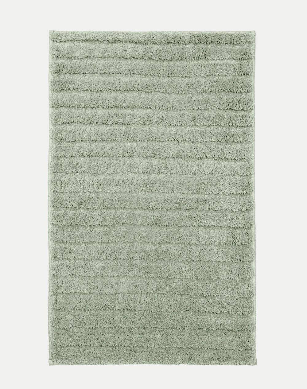 Nima Bath Mat Mael Mint (Dimensions: 50X80 Cm.) Home Bathroom Bathroom Rugs One Color Synthetic N34055 Bathroom Rugs