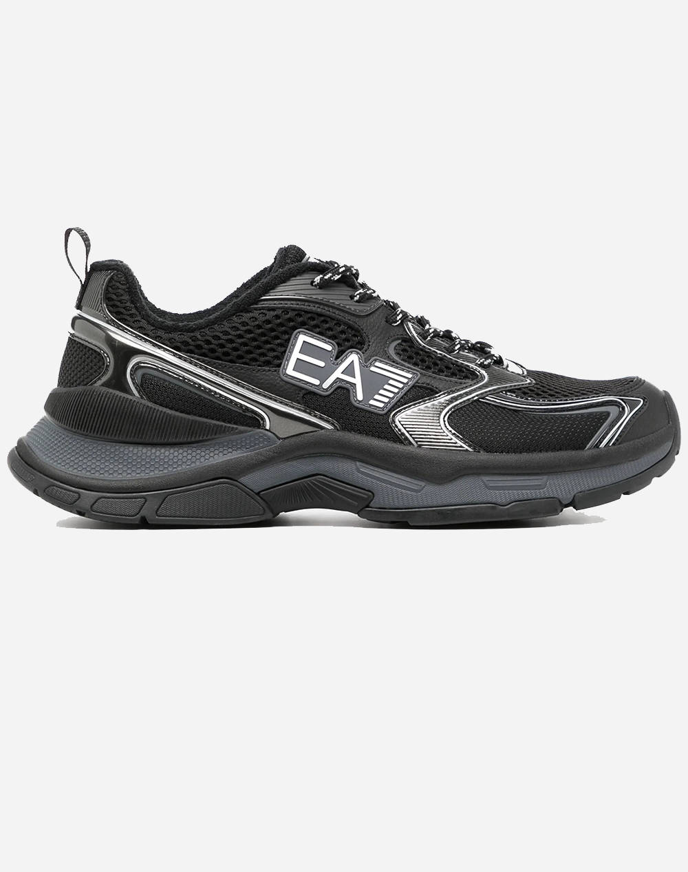 Ea7 Predator Shoes Women Footwear Sneakers Black Leather,Synthetic X8X249Xk446 N543 Sneakers Black