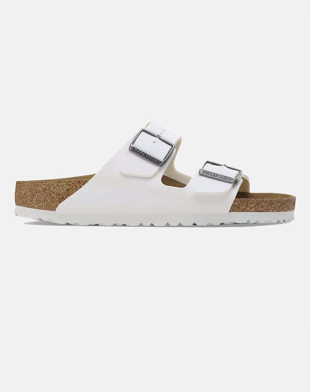 Birkenstock Synthetics Arizona Bf White 35 46 Narrow Core Essential Unisex Shoe Women Footwear Espadrilles/Sandals White Cotton,Synthetic 552683003