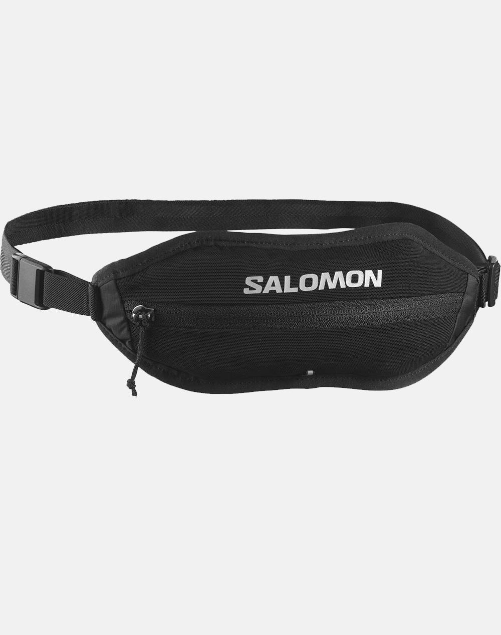 Salomon Bags & Packs Active Sling Belt Black / Metal Unisex Bag (Dimensions: 19 X 8Cm.) Men Sports Bags Black Synthetic Lc2369600 Unique Bags Black