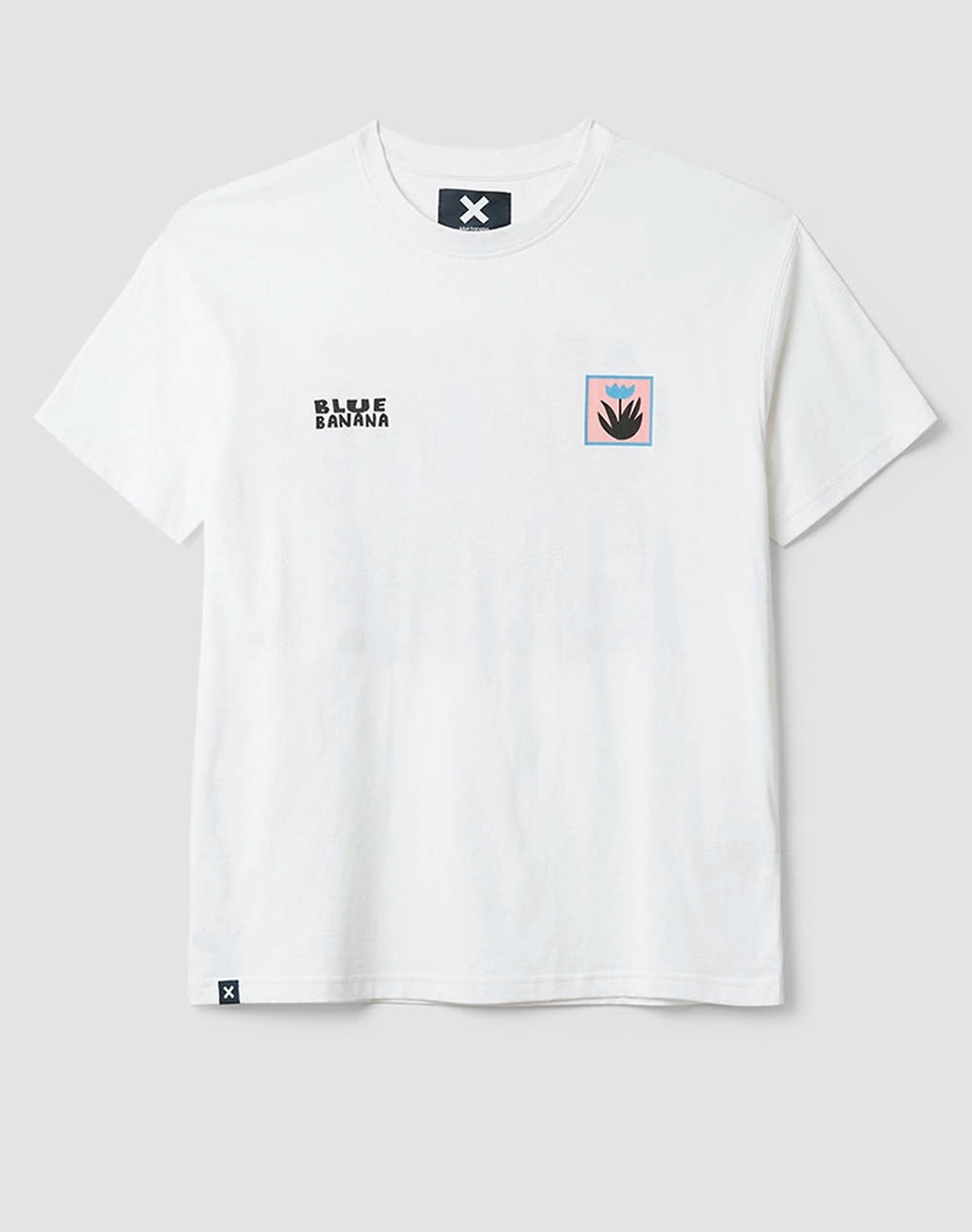 Blue Banana White Swing Tee / Short Sleeve Men Clothes T Shirts & Sweatshirts T Shirts White Cotton 141925 F49 T-Shirts