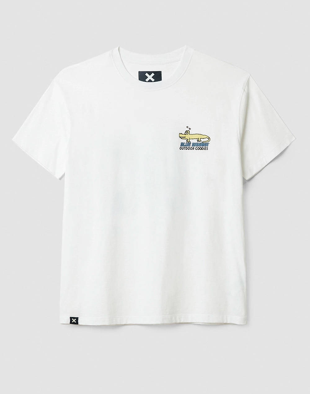 Blue Banana White Tours Tee / Short Sleeve Men Clothes T Shirts & Sweatshirts T Shirts White Cotton 141915 F49 T-Shirts