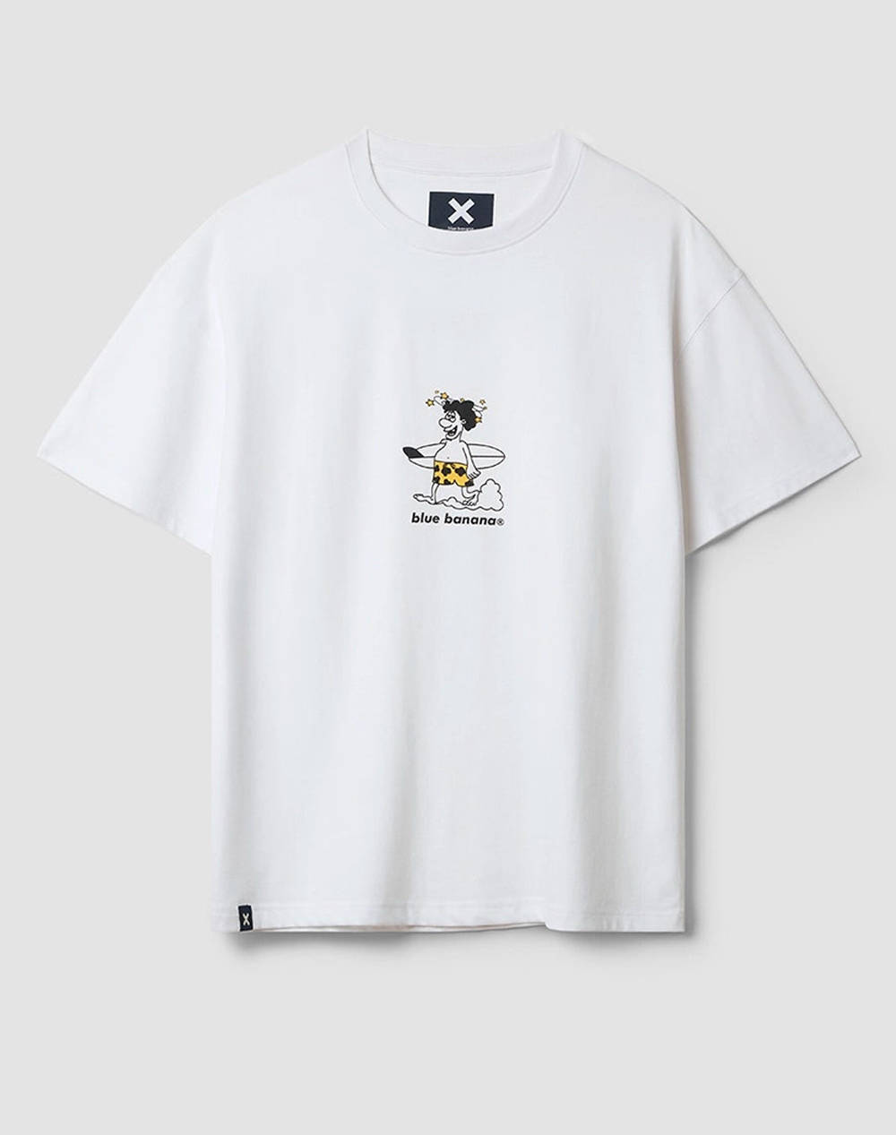 Blue Banana White Wipeout Tee / Short Sleeve Men Clothes T Shirts & Sweatshirts T Shirts White Cotton 141929 F49 T-Shirts