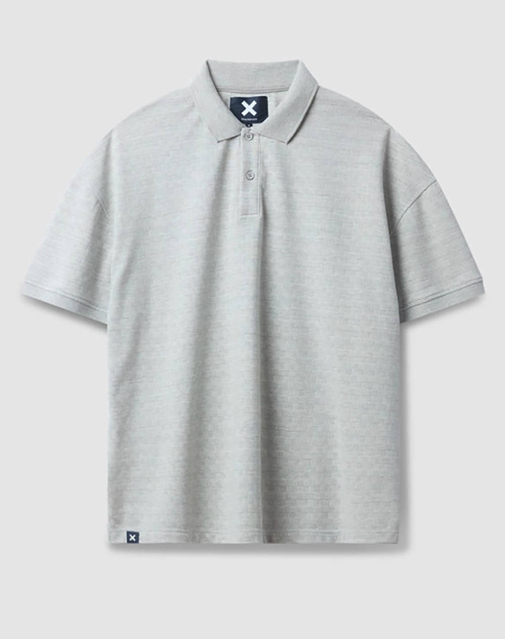 Blue Banana Light Grey Melange Wheels Polo / Short Sleeve Men Clothes T Shirts & Sweatshirts Polo Lightgray Cotton 141947 X49 Polo