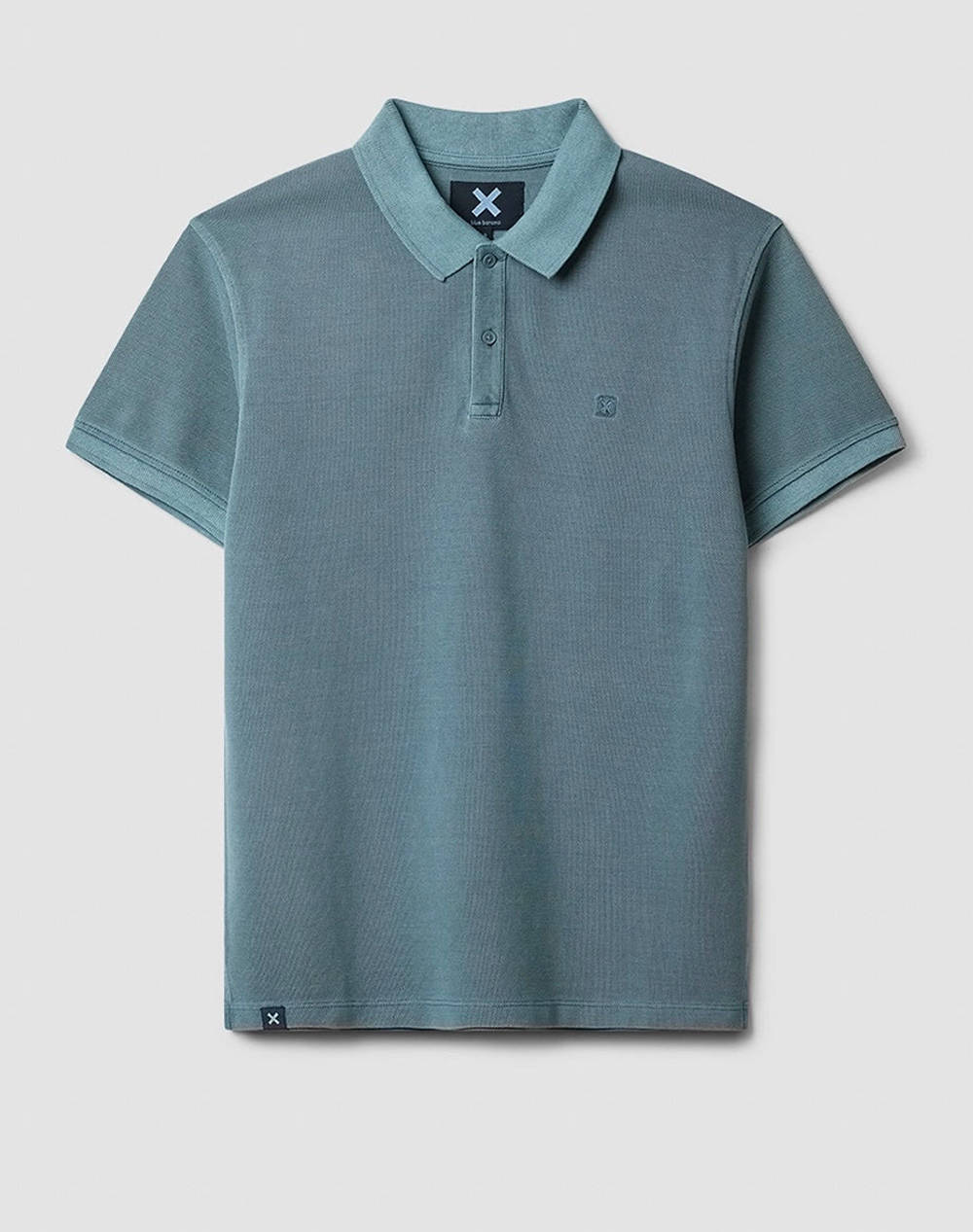 Blue Banana Sky Blue Iconic Polo / Short Sleeve Men Clothes T Shirts & Sweatshirts Polo Steelblue Cotton 141946 F65 Polo Blue