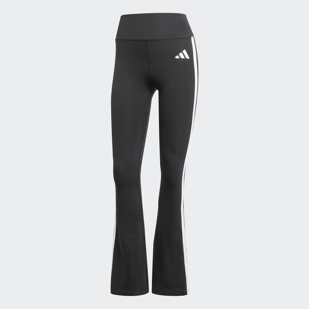 Adidas Opt Ess 3S Flar Women Clothes Trousers Sweat Pants Black Elastic,Synthetic Jd6544 Black Female Sweat Pants Black