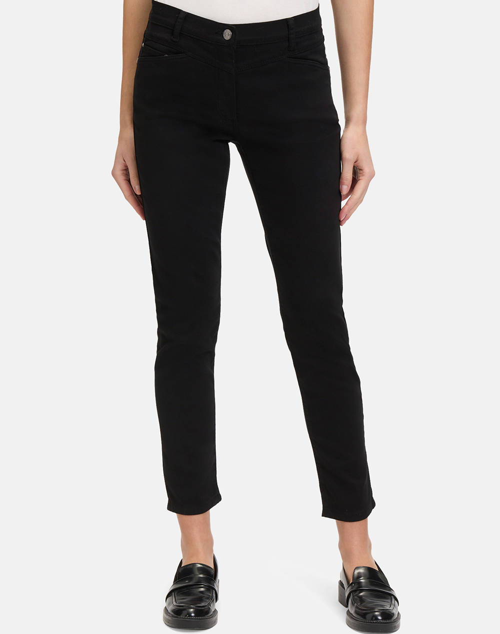 Betty Barclay Hose Lang Women Clothes Trousers Fabric Trousers Black Cotton,Elastic,Synthetic 6818/2518 9045 Female Fabric Trousers Black