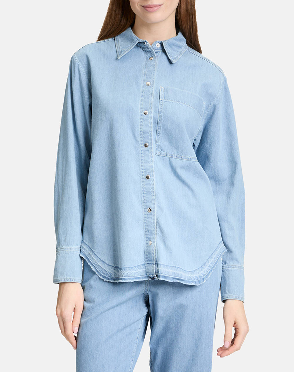 Betty Barclay Blouse Γυναικα Ρουχα Πουκαμισα Denimlightblue Βαμβακισυνθετικο 8814/1105 8618