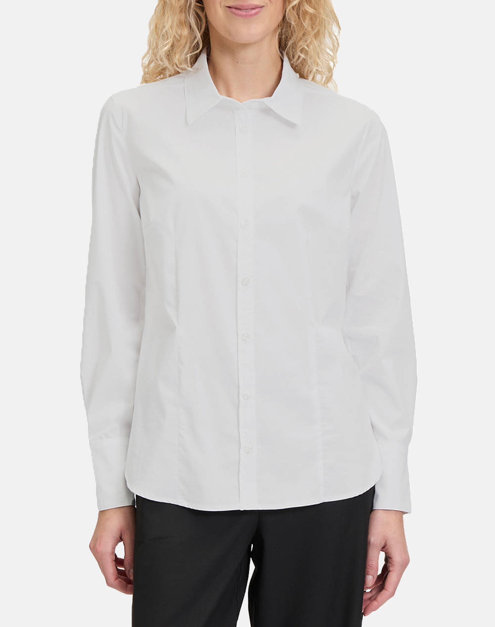 Betty Barclay Bluse Women Clothes Shirts White Cotton,Elastic,Synthetic 8615/9555 1000 Female Shirts