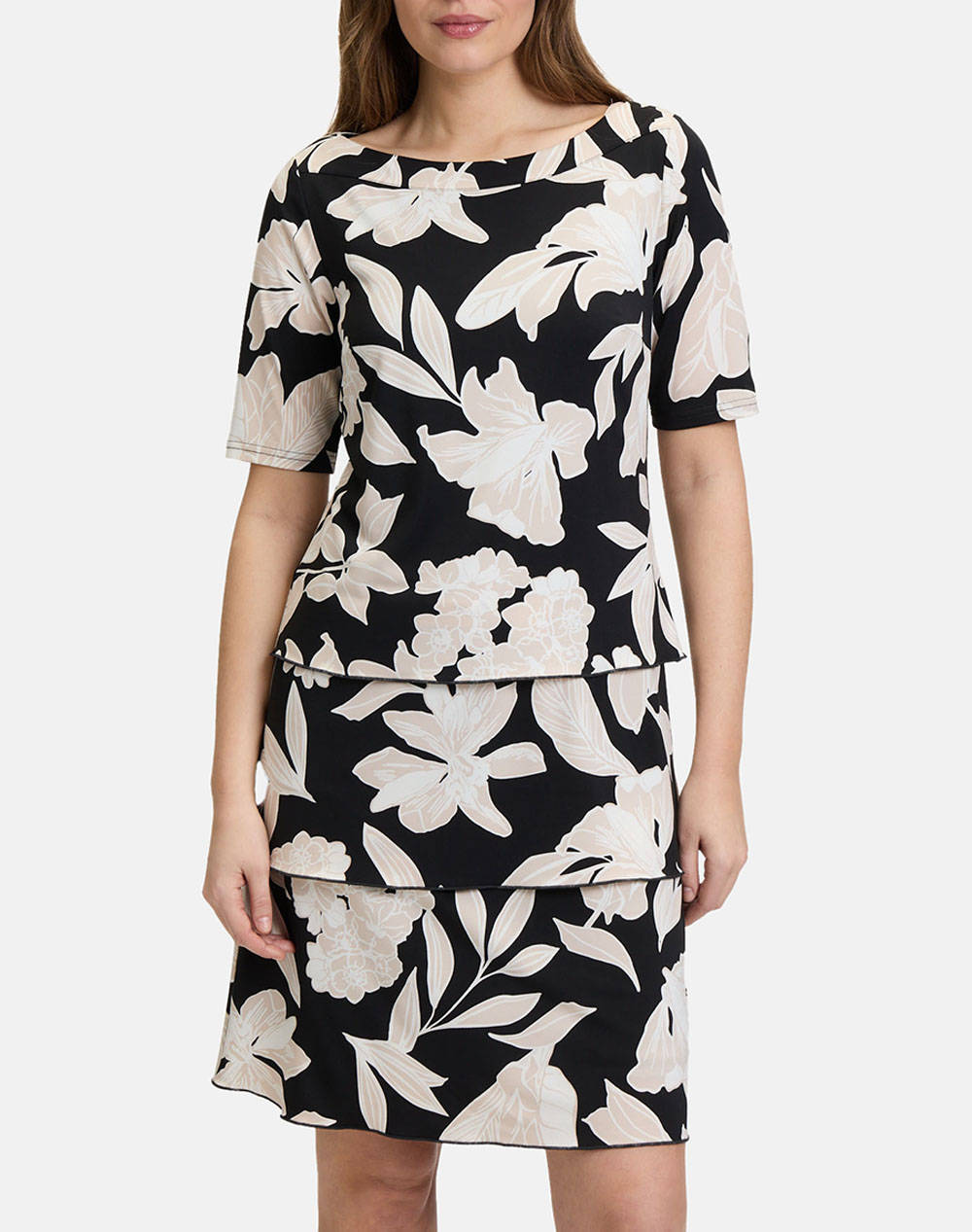 Betty Barclay Dress Women Clothes Dresses Black Elastic,Synthetic 1674/1260 9875 Female Dresses Black