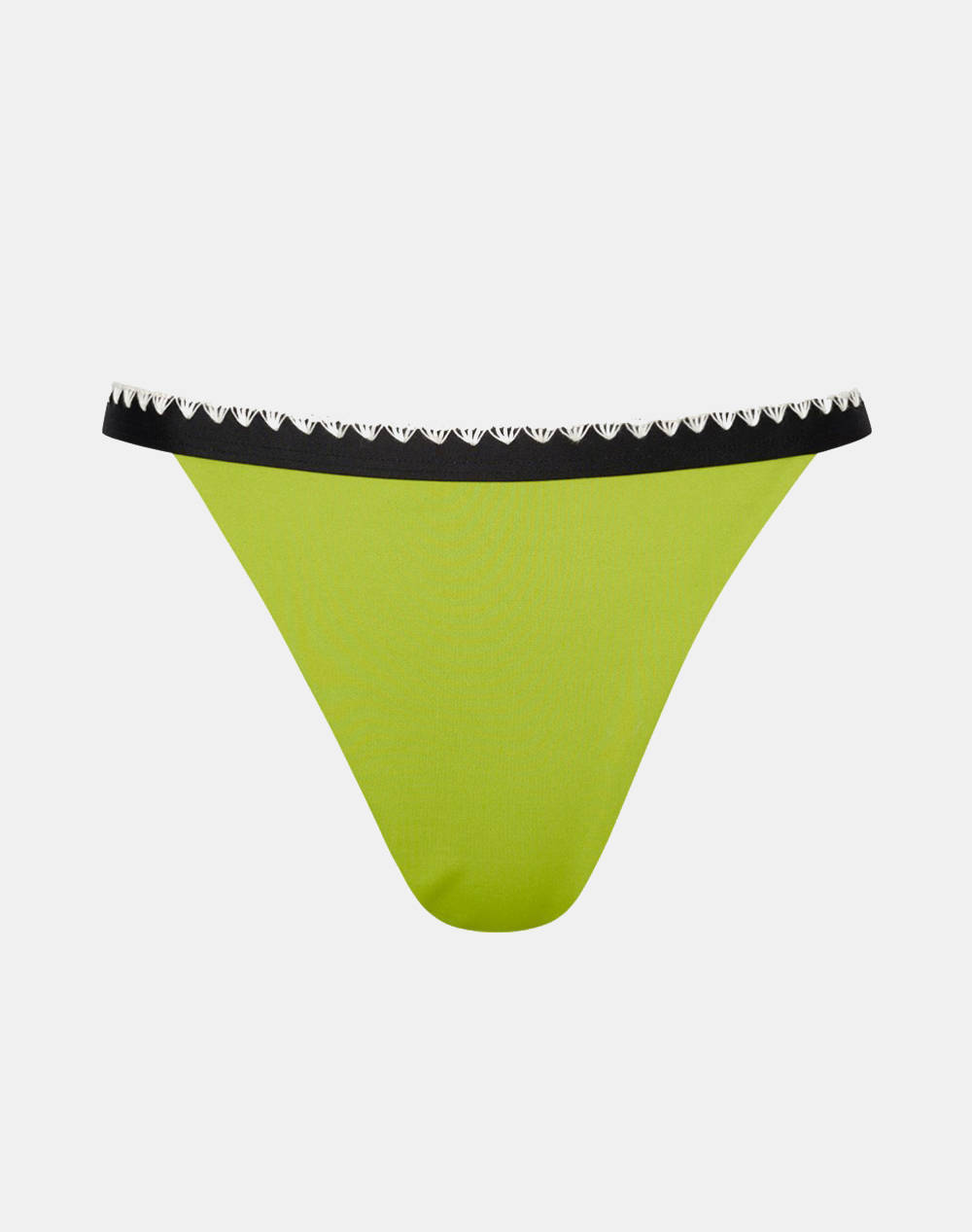 Blu4U Slip Women Clothes Swimwear Bikini Bottom Lightgreen Elastic,Synthetic 25365136 16 Female Bikini Bottom Green
