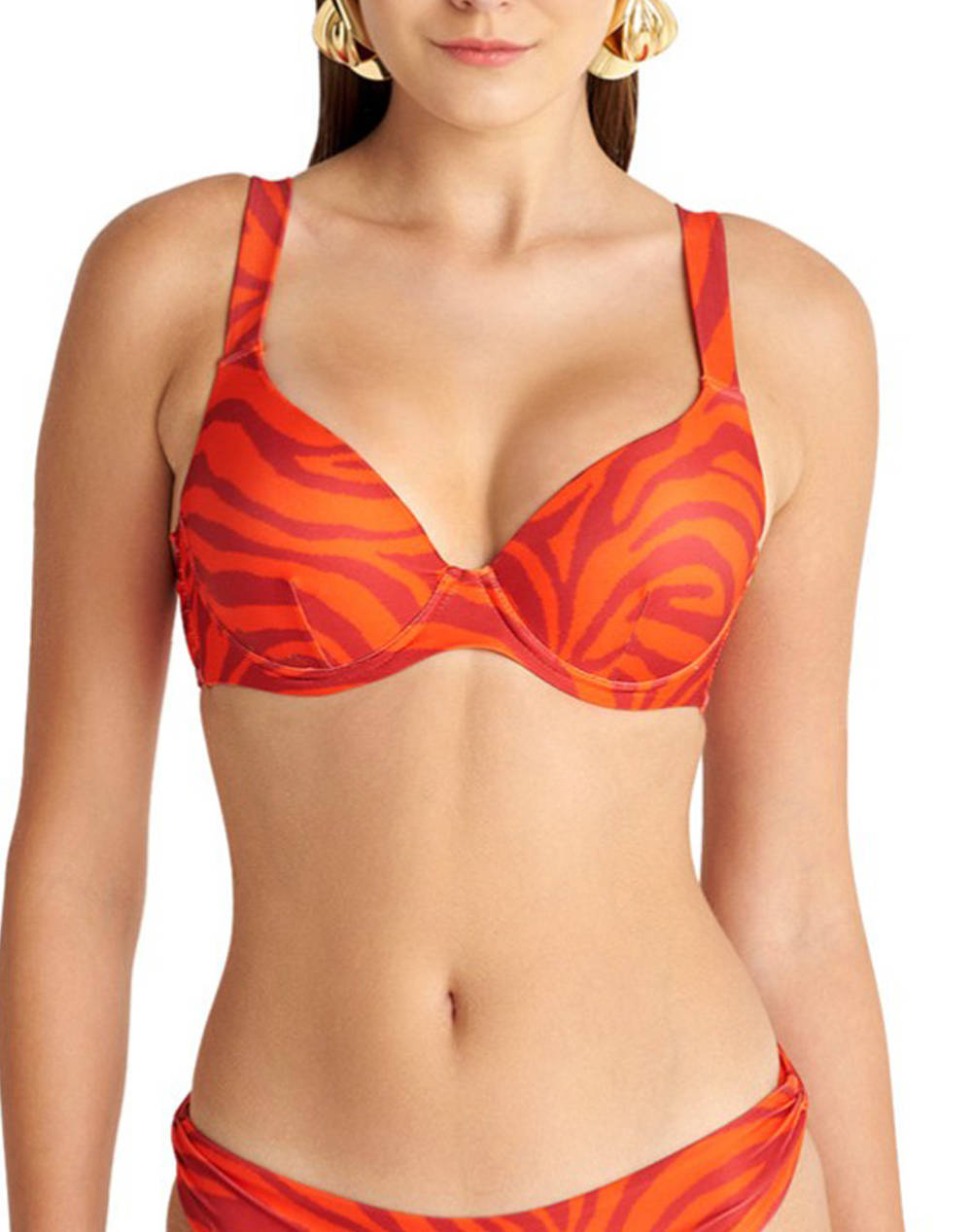 Blu4U Σουτιεν Γυναικα Ρουχα Μαγιο Μαγιο Σουτιεν Orangered Με Ελαστανσυνθετικο 25366384C 07