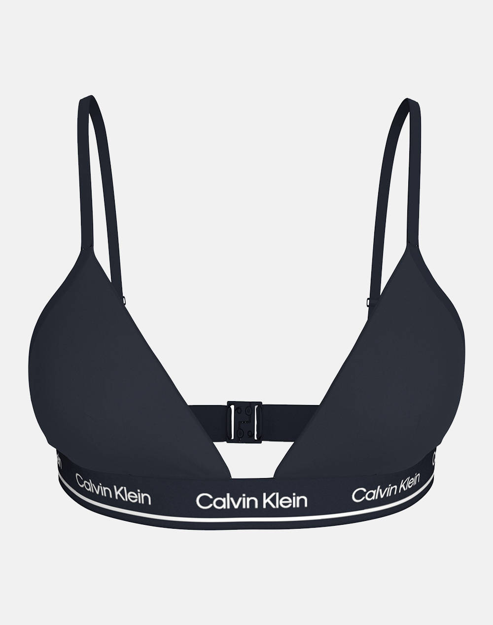 Calvin Klein Jeans Triangle Rp Women Clothes Swimwear Bikini Top Darkblue Elastic,Synthetic Kw0Kw02424 Cef Female Bikini Top Blue