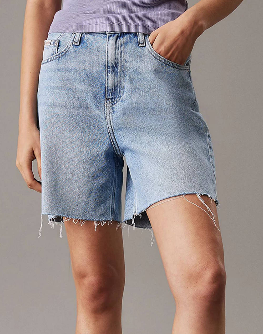 Calvin Klein Jeans Bermuda Short Women Clothes Shorts/Bermudas Bermudas Denimblue Cotton,Synthetic J20J225155 1Aani Female Bermudas Blue