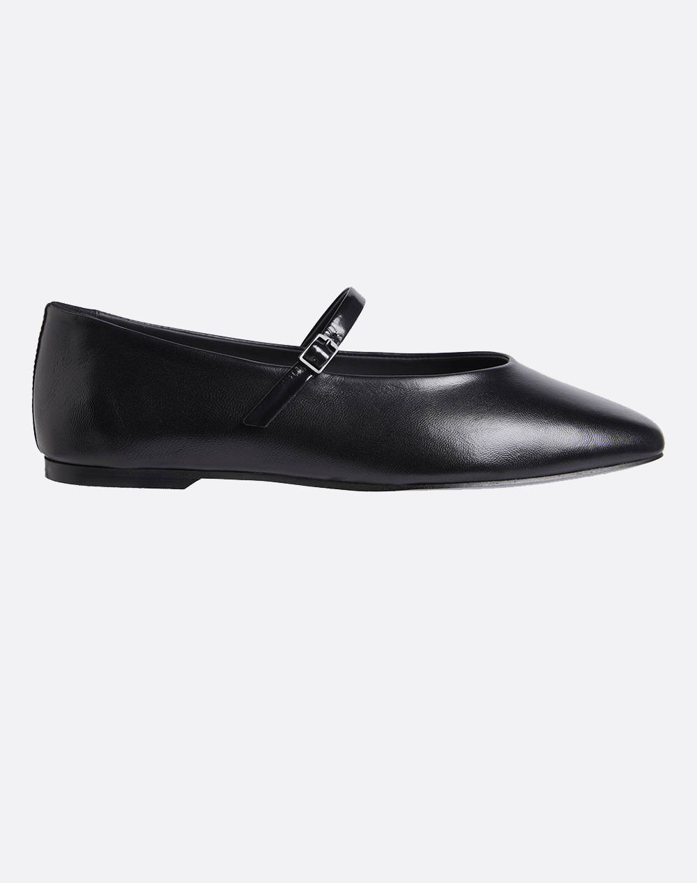 Calvin Klein Jeans Mary Jane Ballerina Lth Women Footwear Moccasins/Ballerinas Black Leather Hw0Hw02307 Beh Female Moccasins/Ballerinas Black