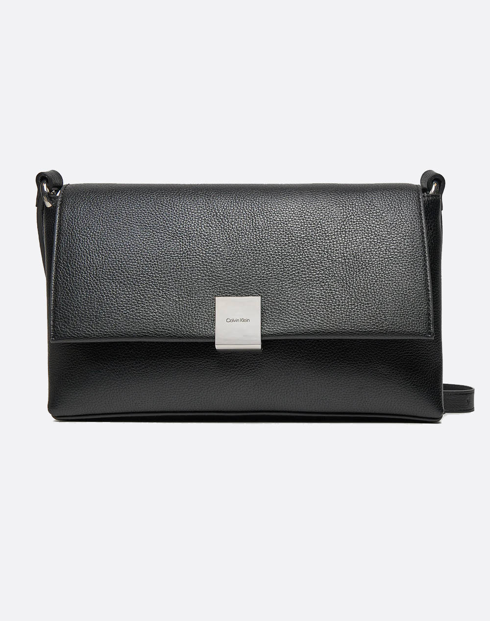 Calvin Klein Jeans Ck Plaque Medium Shoulder Bag (Dimensions: 27 X 20 X 9Cm) Women Accessories Bags Black Imitation Leather K60K612783 Beh Female Bags