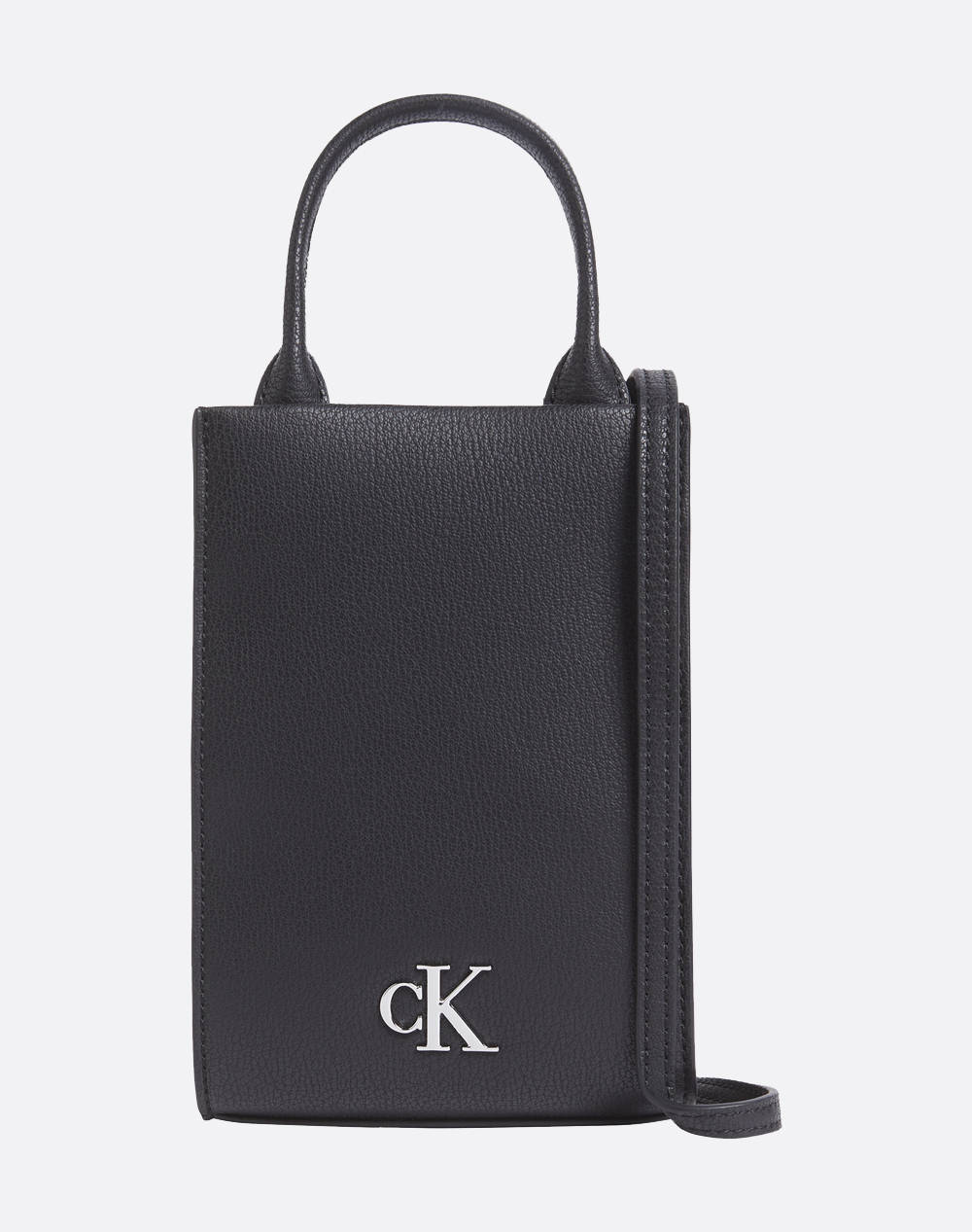 Calvin Klein Jeans Minimal Monogram Tote18 (Dimensions: 18 X 12 X 10Cm) Women Accessories Bags Black Imitation Leather,Synthetic K60K613050 Beh Female