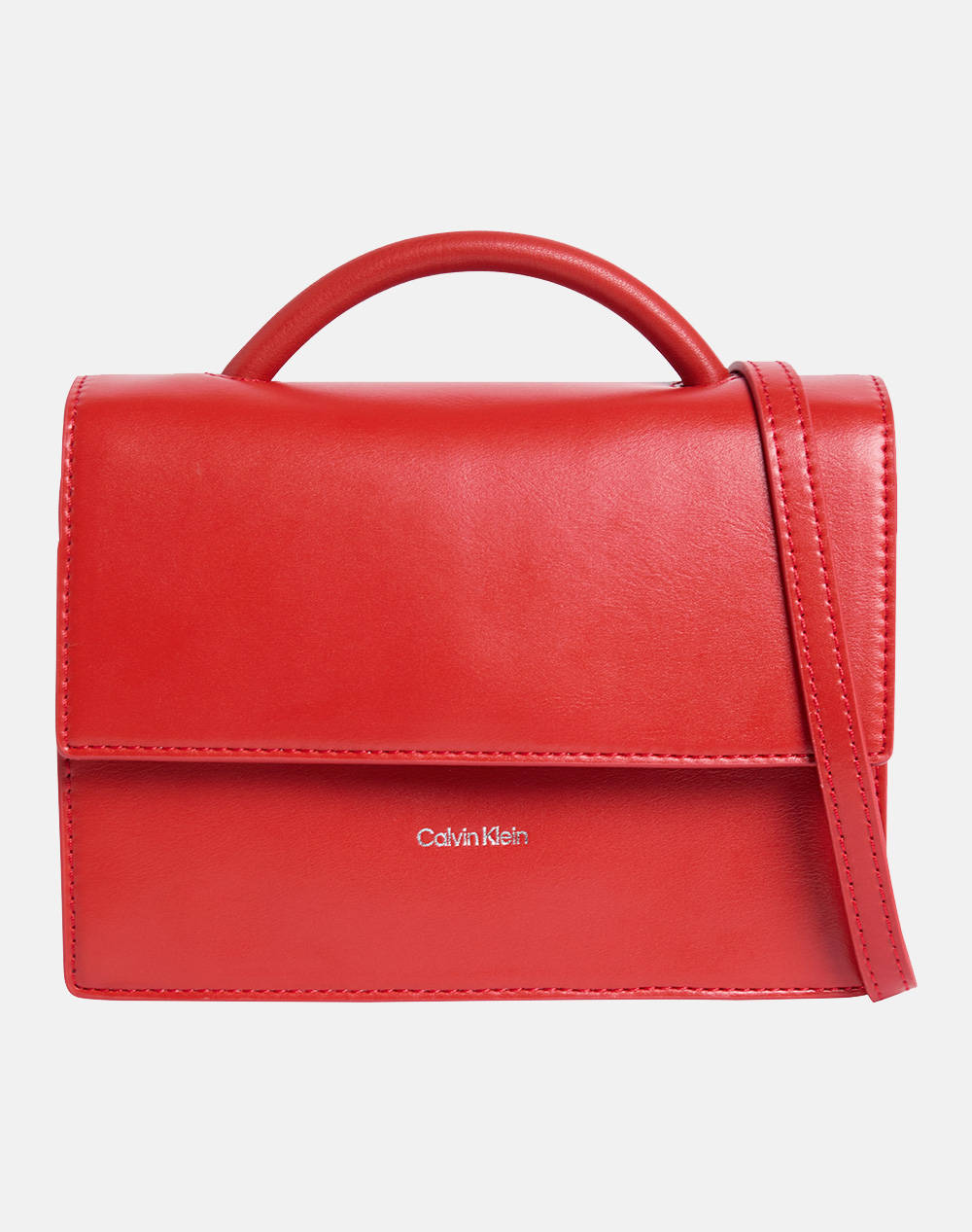 Calvin Klein Jeans Ck Linn Top Handle Crossbody (Dimensions: 19 X 13 X 7.5Cm) Women Accessories Bags Red Imitation Leather,Synthetic K60K613162 Imv