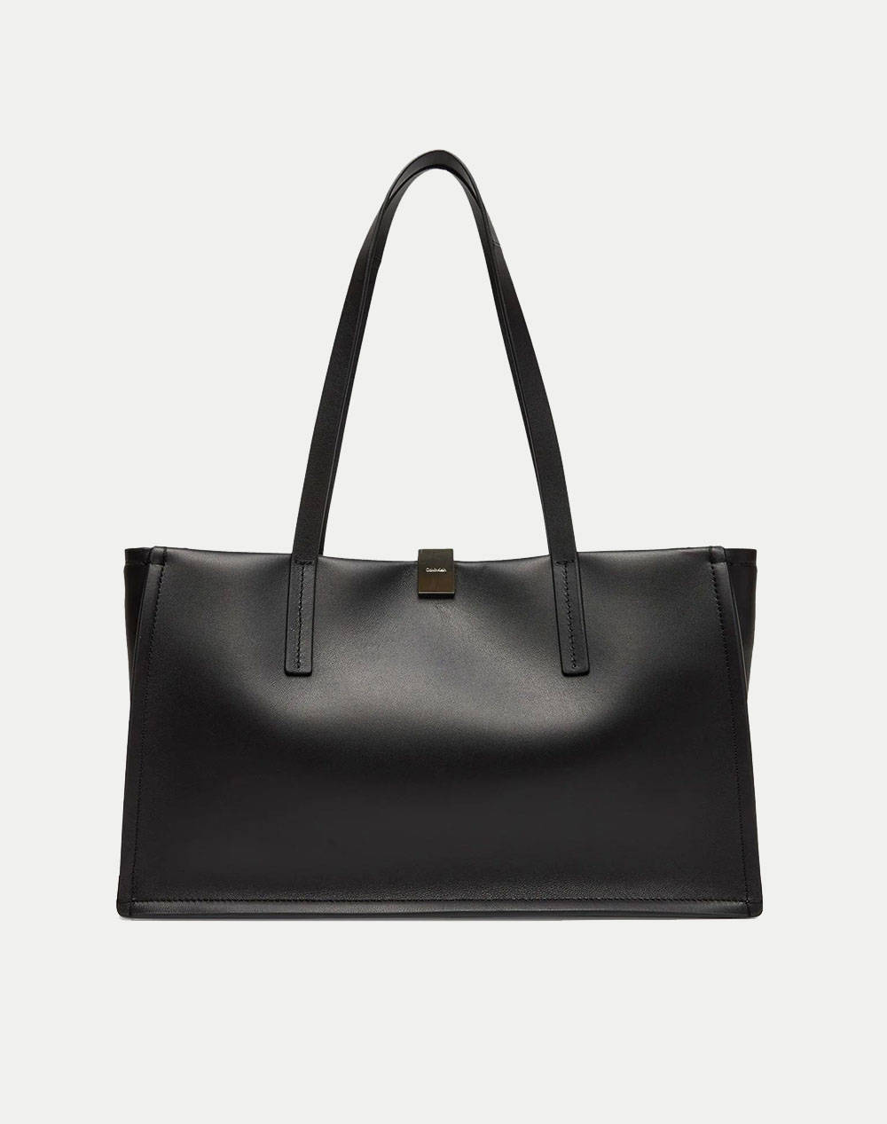 Calvin Klein Jeans Ck Narrate E/W Shoulder Bag (Dimensions: 38 X 22 X 11 Cm.) Women Accessories Bags Black Leather K60K612987 Beh Female Bags Black