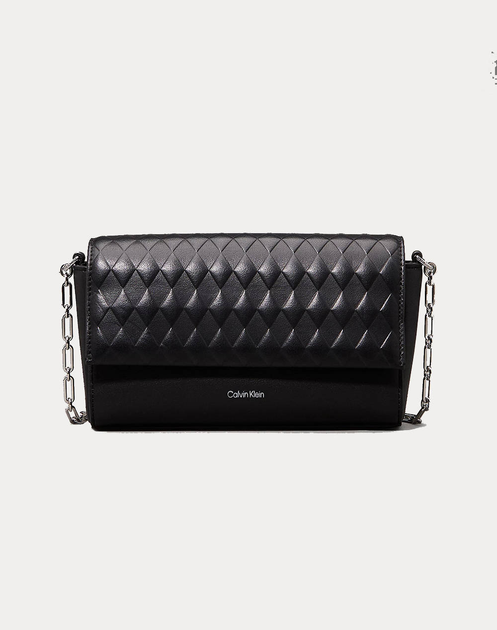 Calvin Klein Mini Quilt Chain Mini Crossbody (Dimensions: 21 X 5.5 X 13Cm.) Women Accessories Bags Black Imitation Leather,Synthetic K60K612995 Beh