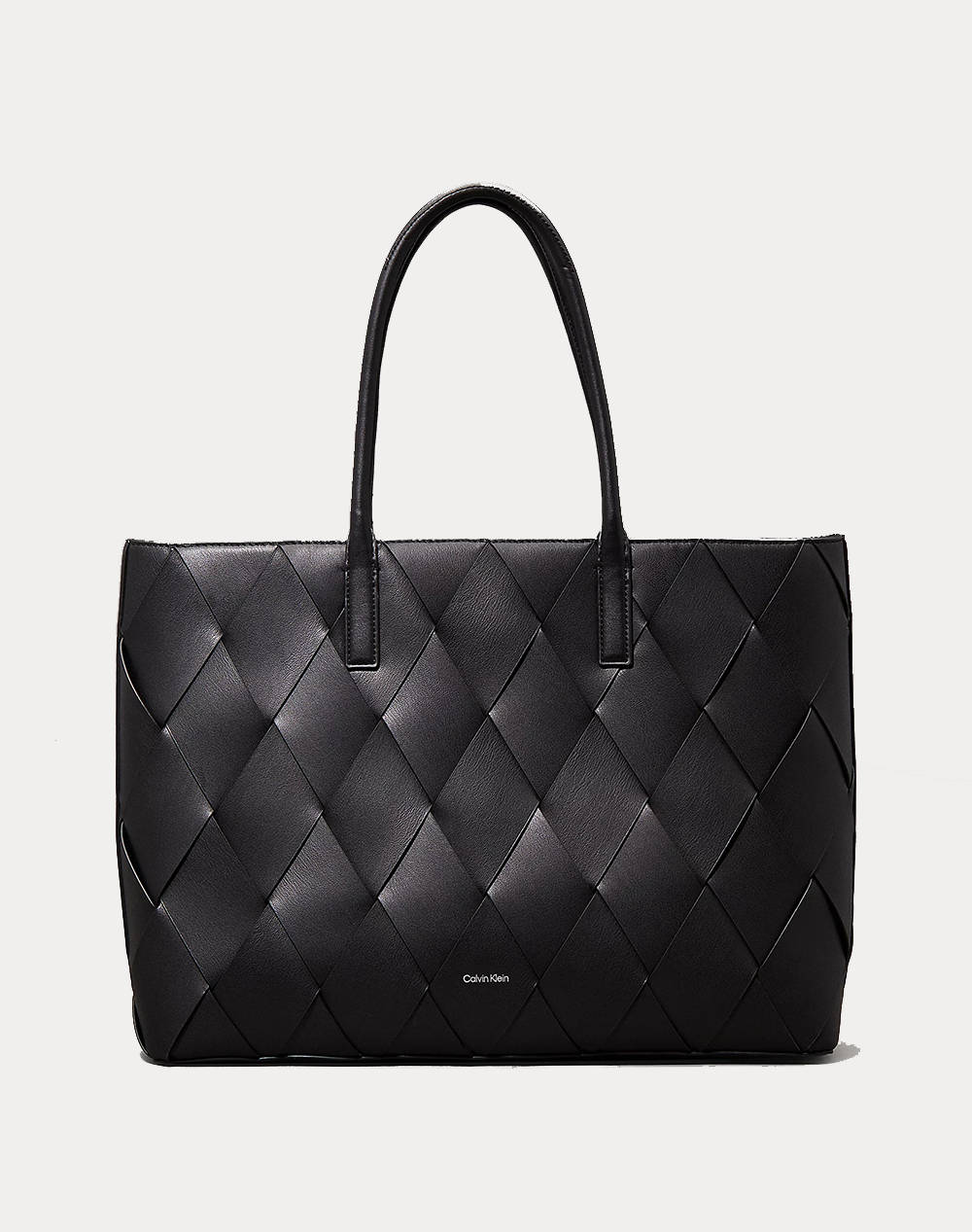 Calvin Klein Jeans Ck Woven Medium Shopper (Dimensions: 42 X 11 X 32Cm) Women Accessories Bags Black Imitation Leather K60K612994 Beh Female Bags