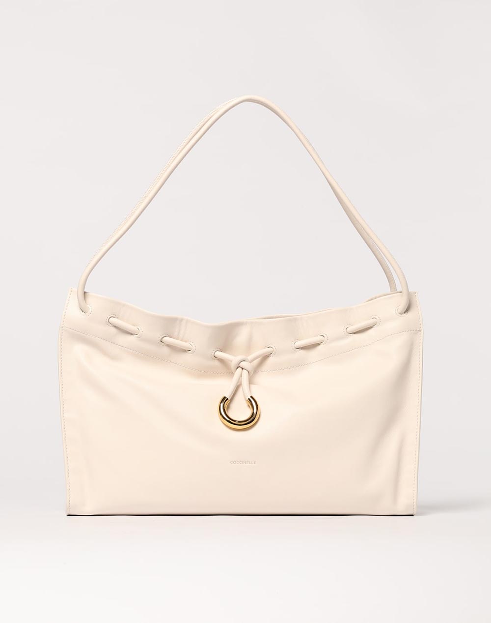 Coccinelle Bag (Dimensions: 42 X 28 X 8Cm.) Women Accessories Bags Offwhite Leather E1Sca 130101 H14 Female Bags