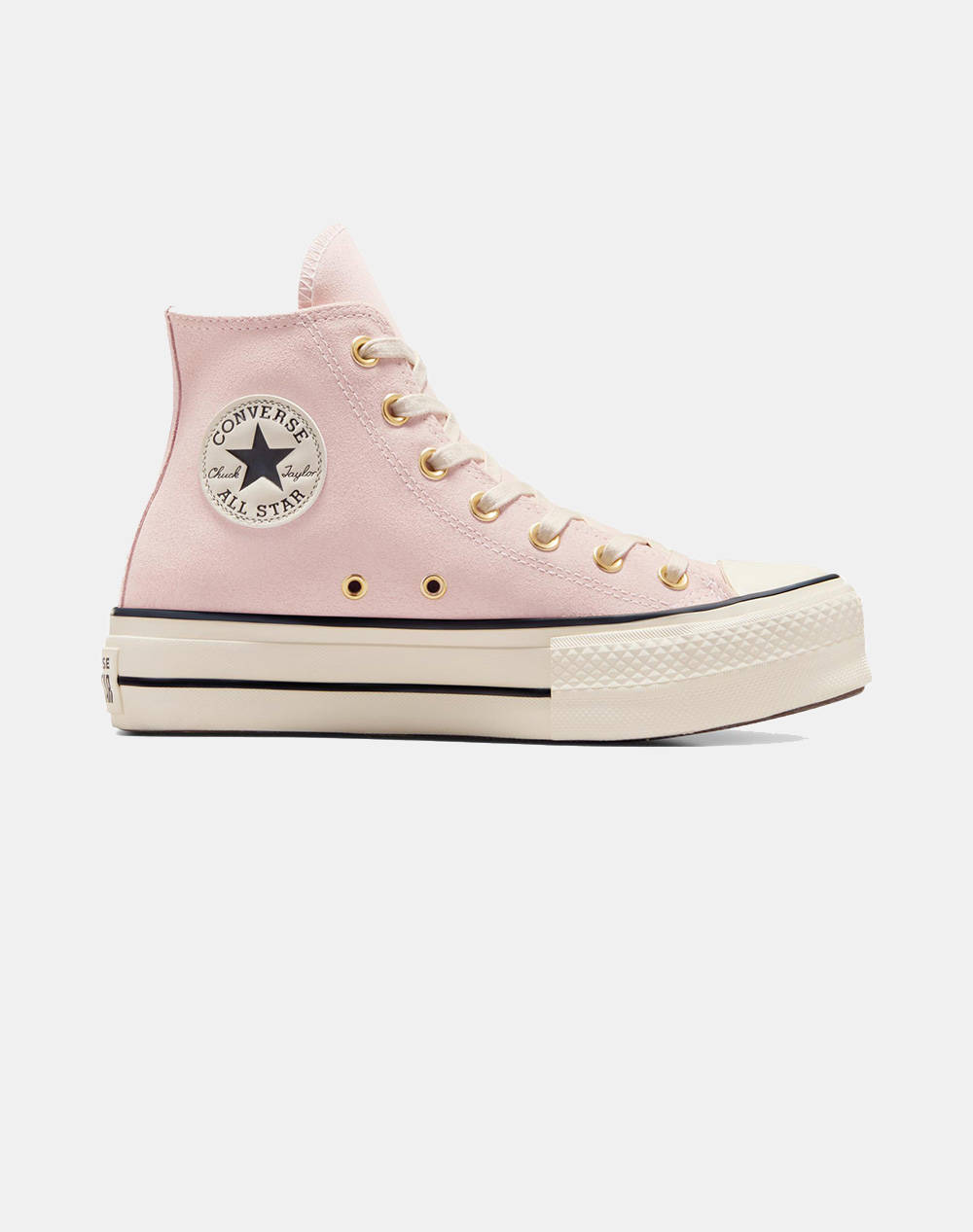 Converse Chuck Taylor All Star Lift Platform Suede Women Footwear Sneakers Lightpink Suede A13823C 691 Female Sneakers