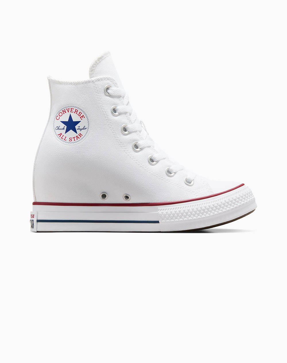 Converse Chuck Taylor All Star Classic Wedge Platform Women Footwear Sneakers White Fabric A11908C 102 Female Sneakers