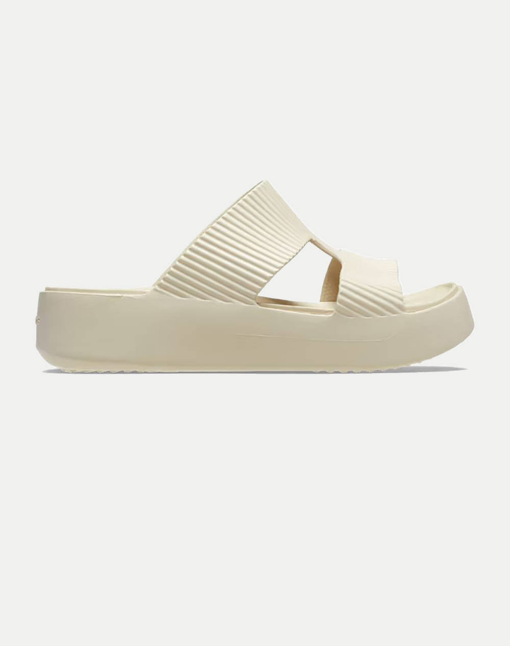 Crocs Getaway Groove Platform Hstrap Women Footwear Sandals Ecru Synthetic 210701 0Lh Female Sandals