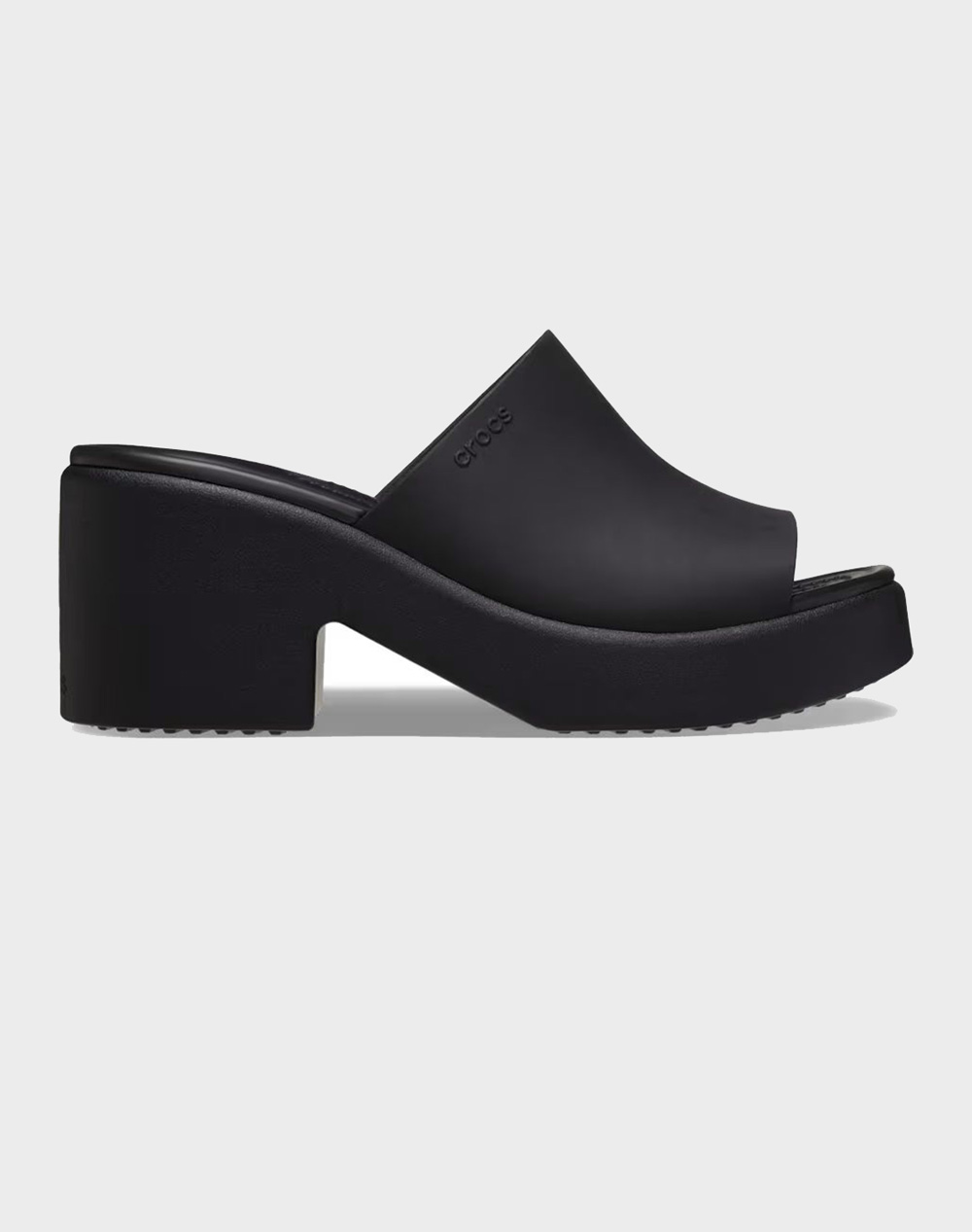 Crocs Brooklyn Slide Heel Women Footwear Sandals Black Synthetic 209408 060 Female Sandals Black