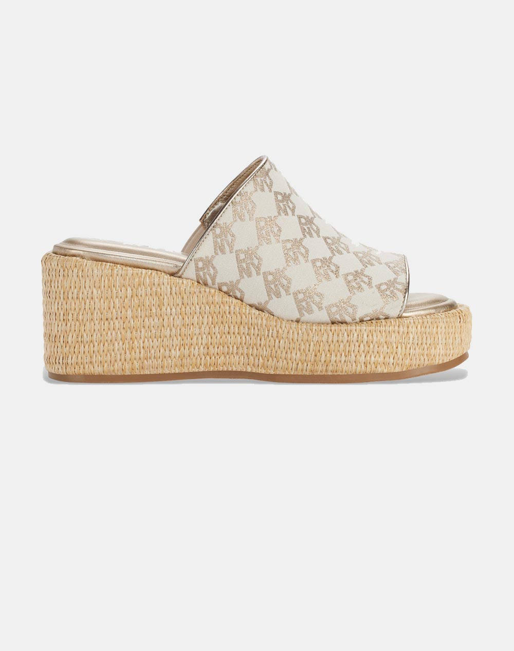 Dkny K1596526 Conrad Mule Dkny Women Footwear Sandals Biege Fabric K1596526 Bne Female Sandals Biege