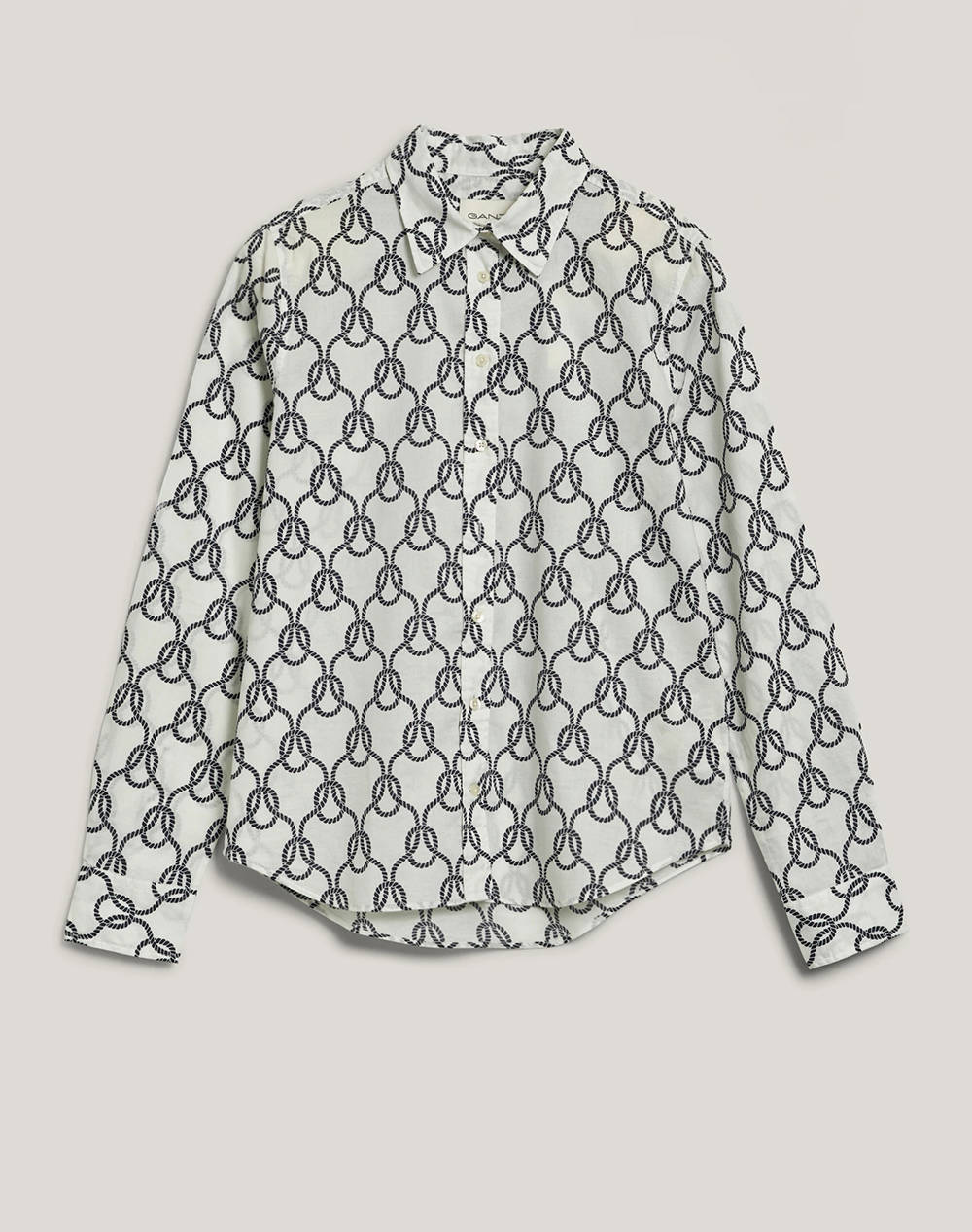 Gant Shirt Ls Women Clothes Shirts Multi Cotton 3Gw4300460 130 Female Shirts