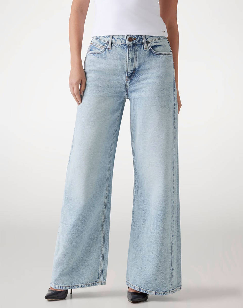 Guess Bellflower Pants For Women Women Clothes Trousers Jeans/5P/Cargo Denimlightblue Cotton,Synthetic W5Ra82D5Bo0 Jrsy Female Jeans/5P/Cargo Blue