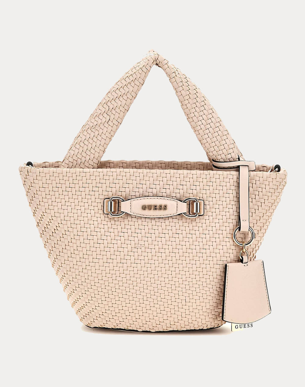 Guess Francy Mini Tote Bag For Women (Dimensions: 33 X 19 X 9 Cm.) Women Accessories Bags Biege Imitation Leather Hwwg9530750 She Female Bags Biege