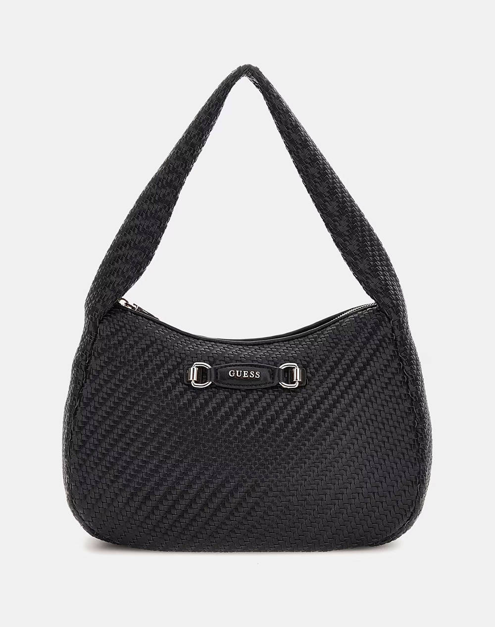 Guess Francy Hobo Bag Women (Dimensions: 34 X 23 X 9Cm.) Women Accessories Bags Black Imitation Leather Hwwg9530020 Bla Female Bags Black