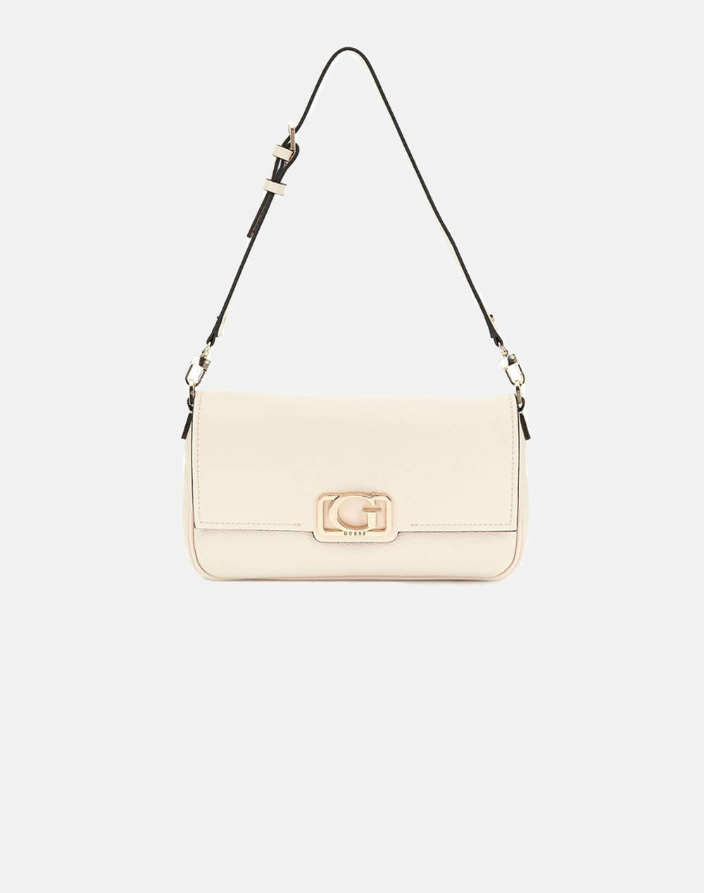 Guess Circe Flap Shoulder Bag Women''S Bag (Dimensions: 26 X 13 X 4.5Cm.) Women Accessories Bags Ecru Imitation Leather Hwbg9642190 She Female Bags