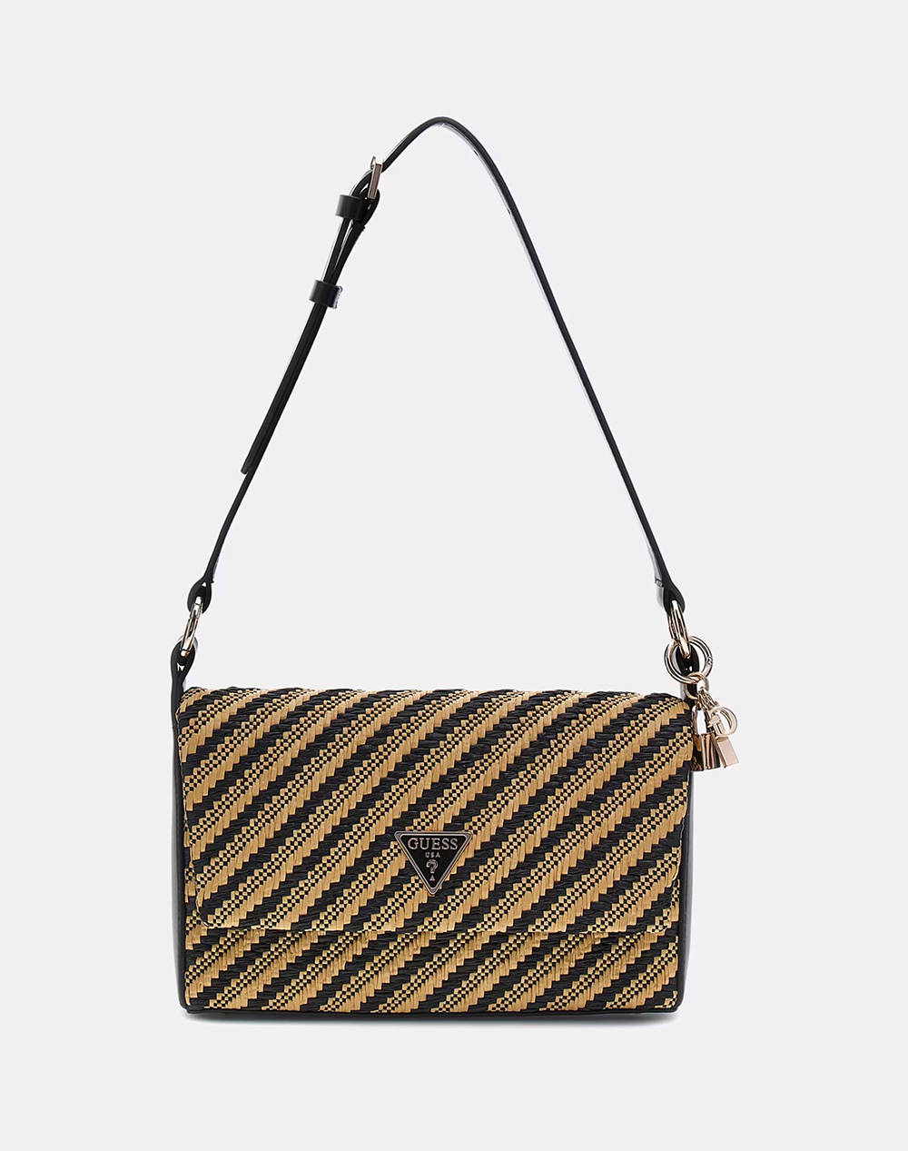 Guess Simona Flap Shoulder Bag Women (Dimensions: 24 X 18 X 7Cm.) Women Accessories Bags Mixed Synthetic Hwwg9210190 Ntb Female Bags