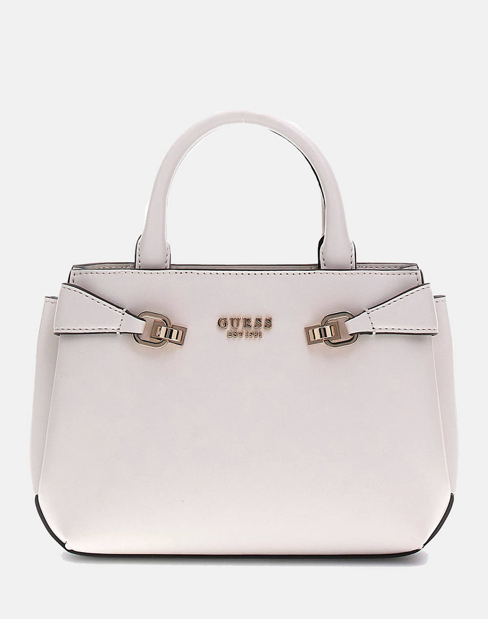 Guess Lorelei Mini Satchel Bag Women (Dimensions: 18 X 14 X 7Cm.) Women Accessories Bags Ecru Imitation Leather Hwvg9639760 Bon Female Bags