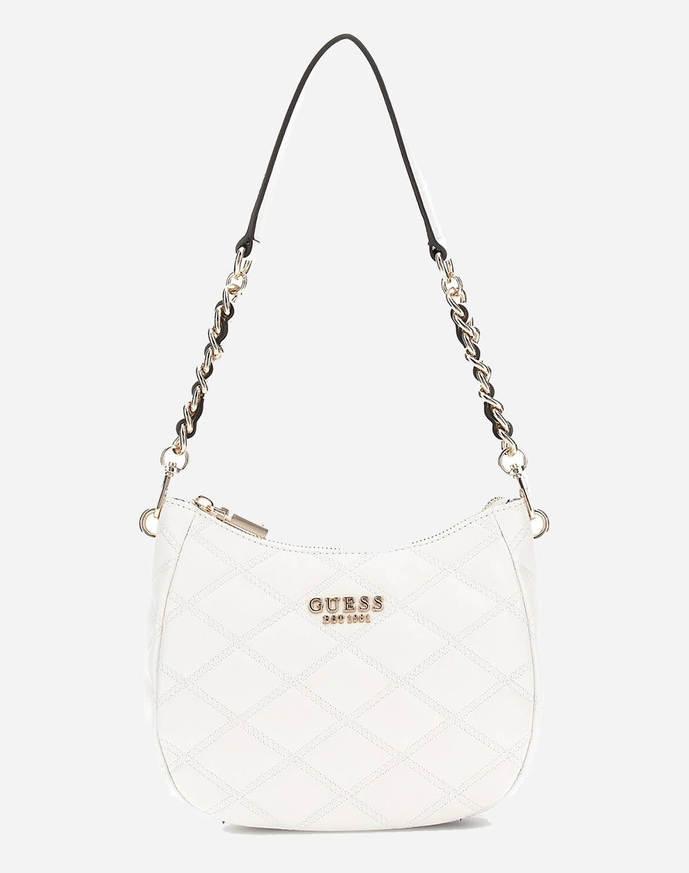 Guess Tamsin Top Zip Shoulder Bag Women Women Accessories Bags Offwhite Imitation Leather Hwqg9632170 Off Female Bags