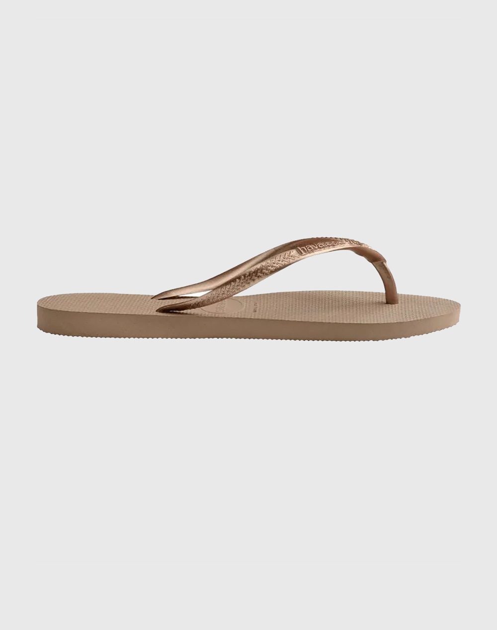 Havaianas Hav. Slim Crystal Sw Ii Women Footwear Flip Flops Rosegold Synthetic 4145651 3581 Female Flip Flops Gold