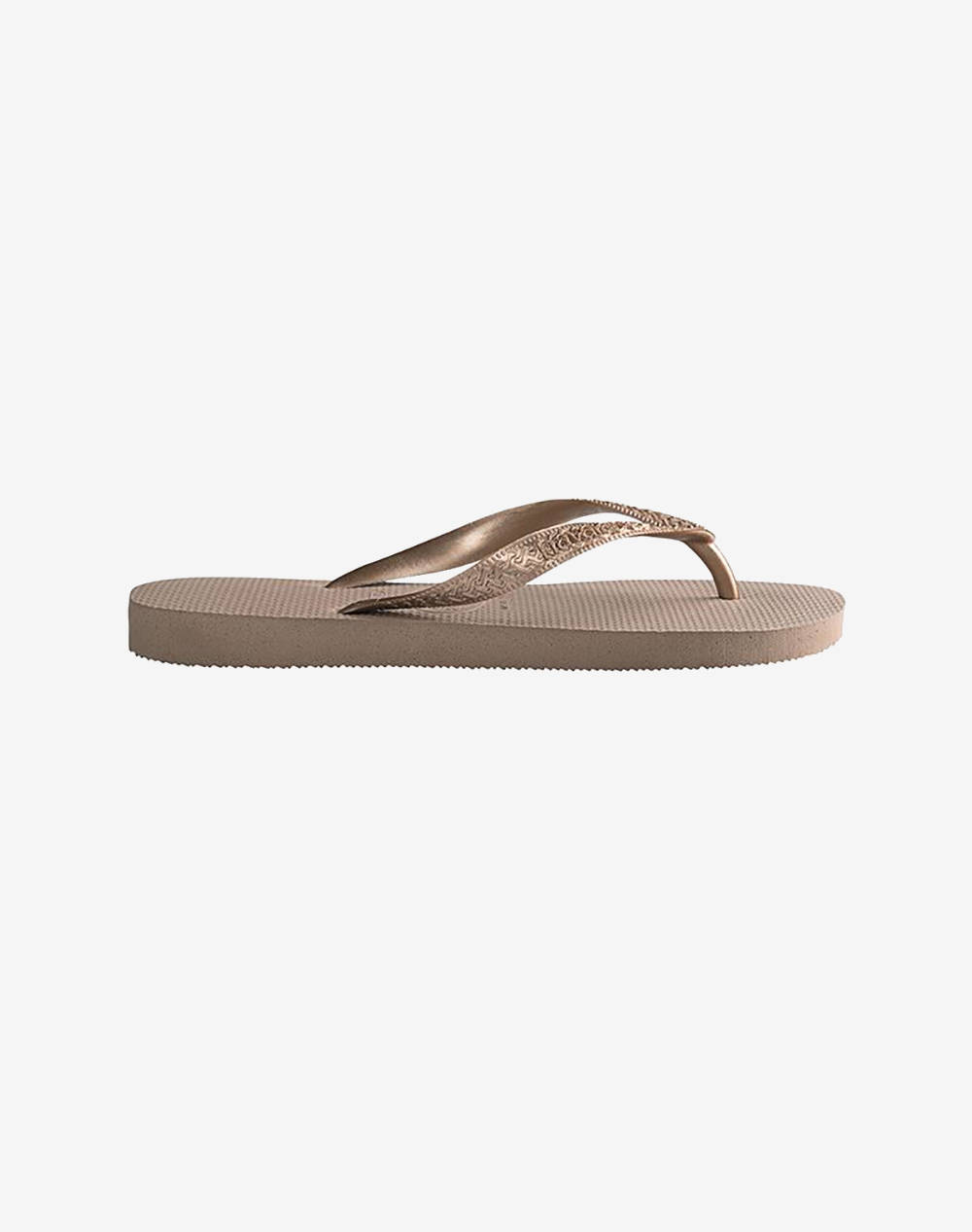 Havaianas Top Tiras Women Footwear Flip Flops Rosegold Synthetic 4137428 3581 Female Flip Flops Gold