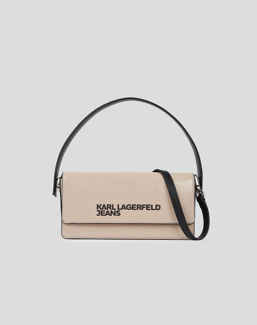 Karl Lagerfeld Klj Essential Pu Crossbody (Dimensions: 26 X 13 X 8Cm) Women Accessories Bags Biege Imitation Leather A1W30257 1Jh Female Bags Biege