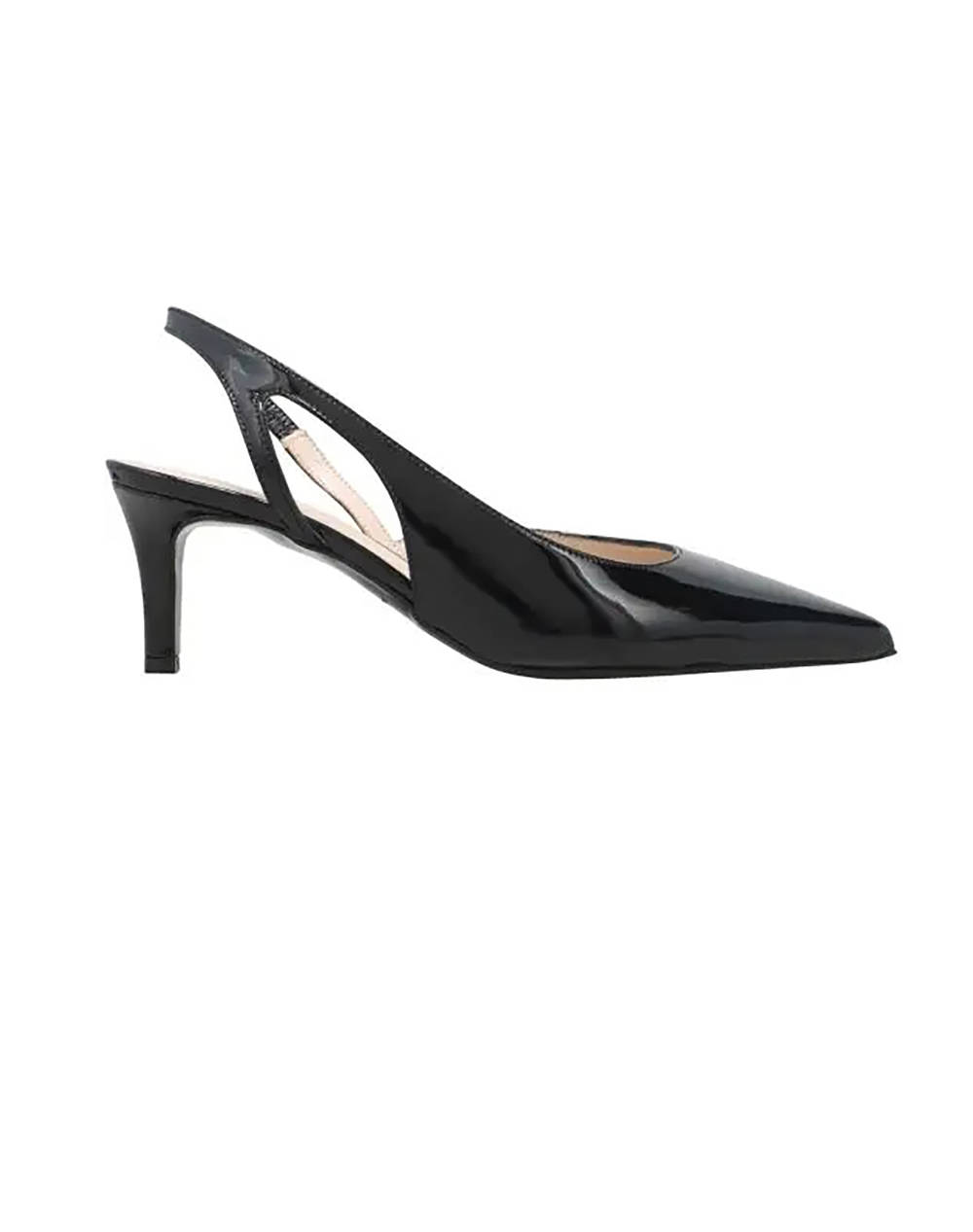 Kalogirou Orion Pat Orion Slingback Kalogirou Women Footwear Pumps Black Imitation Leather,Patent Leather Οριων Pat 0071 Female Pumps Black